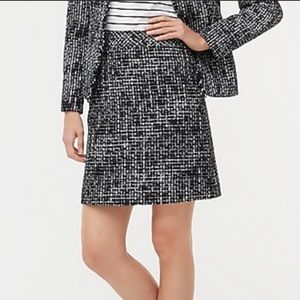 JCrew tweed A-line skirt